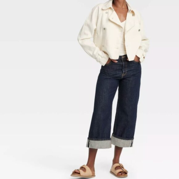 Universal Thread Cream Trench Coat - Picture 3 of 10